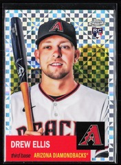 2022 Topps Chrome Platinum Anniversary #432 Drew Ellis X-Fractor Diamondbacks